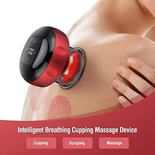 Electric Cupping Massager with Infrared Therapy – Pain Relief & Muscle Recovery