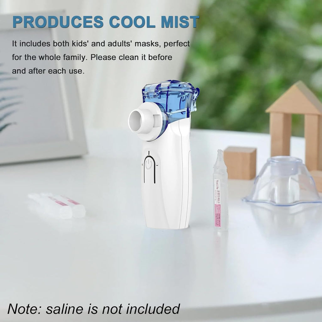 Mesh Portable Nebulizer Machine – Portable Nebulizer for Kids & Adults | Nebulizer Machine with Gift | Mesh Nebulizer Machine for Kids Low Price | Portable Nebulizer for Home Use