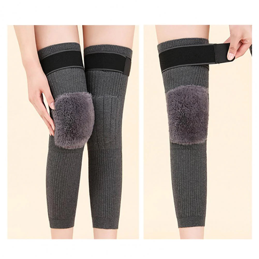 2 Pcs Kashmiri Wool Knee Warmers