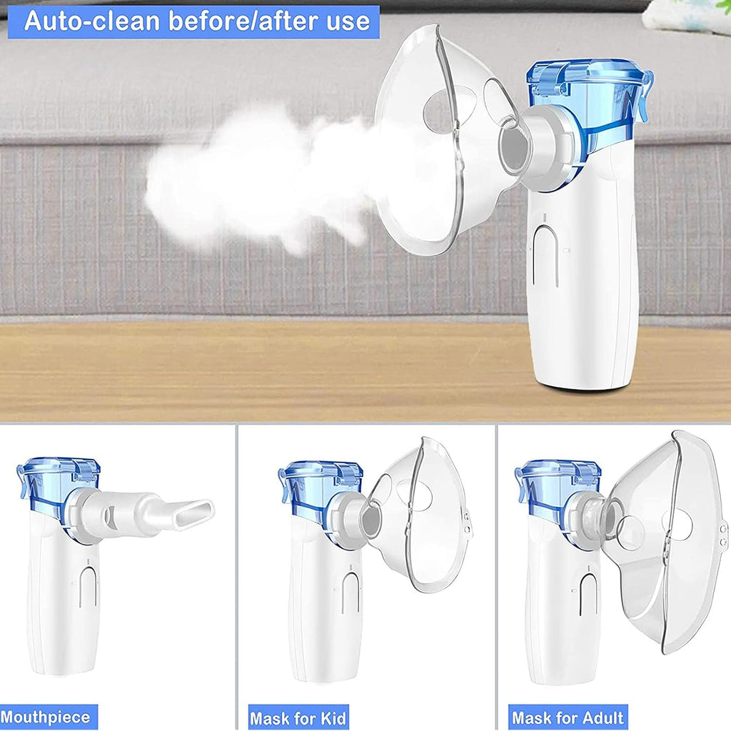Mesh Portable Nebulizer Machine – Portable Nebulizer for Kids & Adults | Nebulizer Machine with Gift | Mesh Nebulizer Machine for Kids Low Price | Portable Nebulizer for Home Use