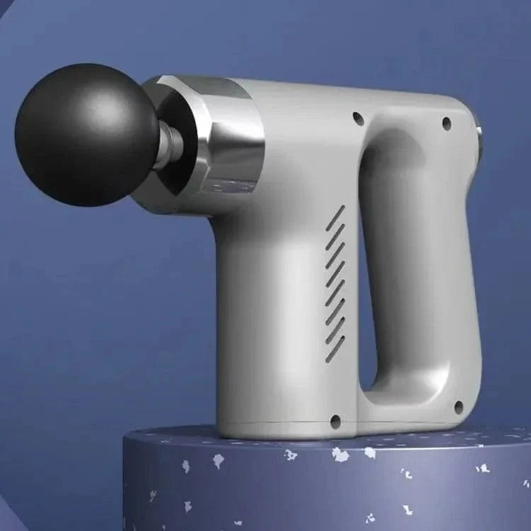 Deep Tissue Massage Gun – Mini Fascia Massager with 4 Heads for Muscle Relief