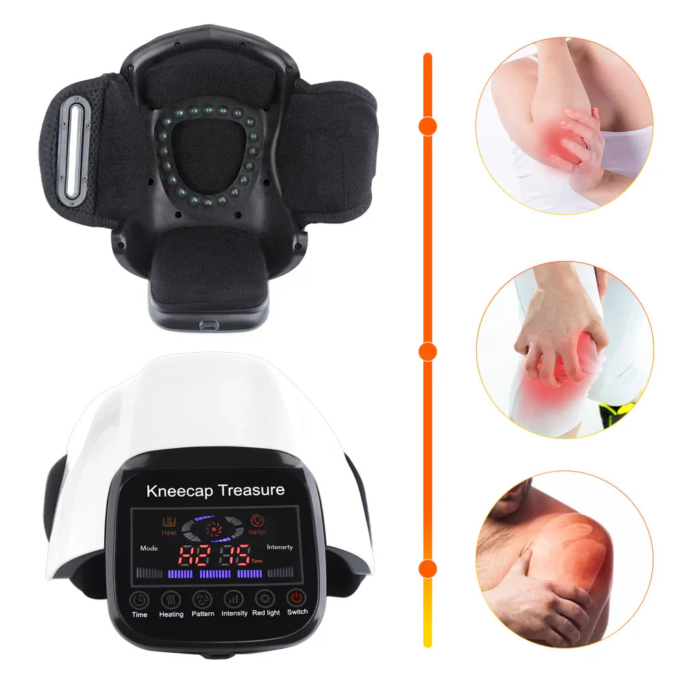 Cordless Smart Knee Massager – Vibration Therapy for Joint Pain Relief