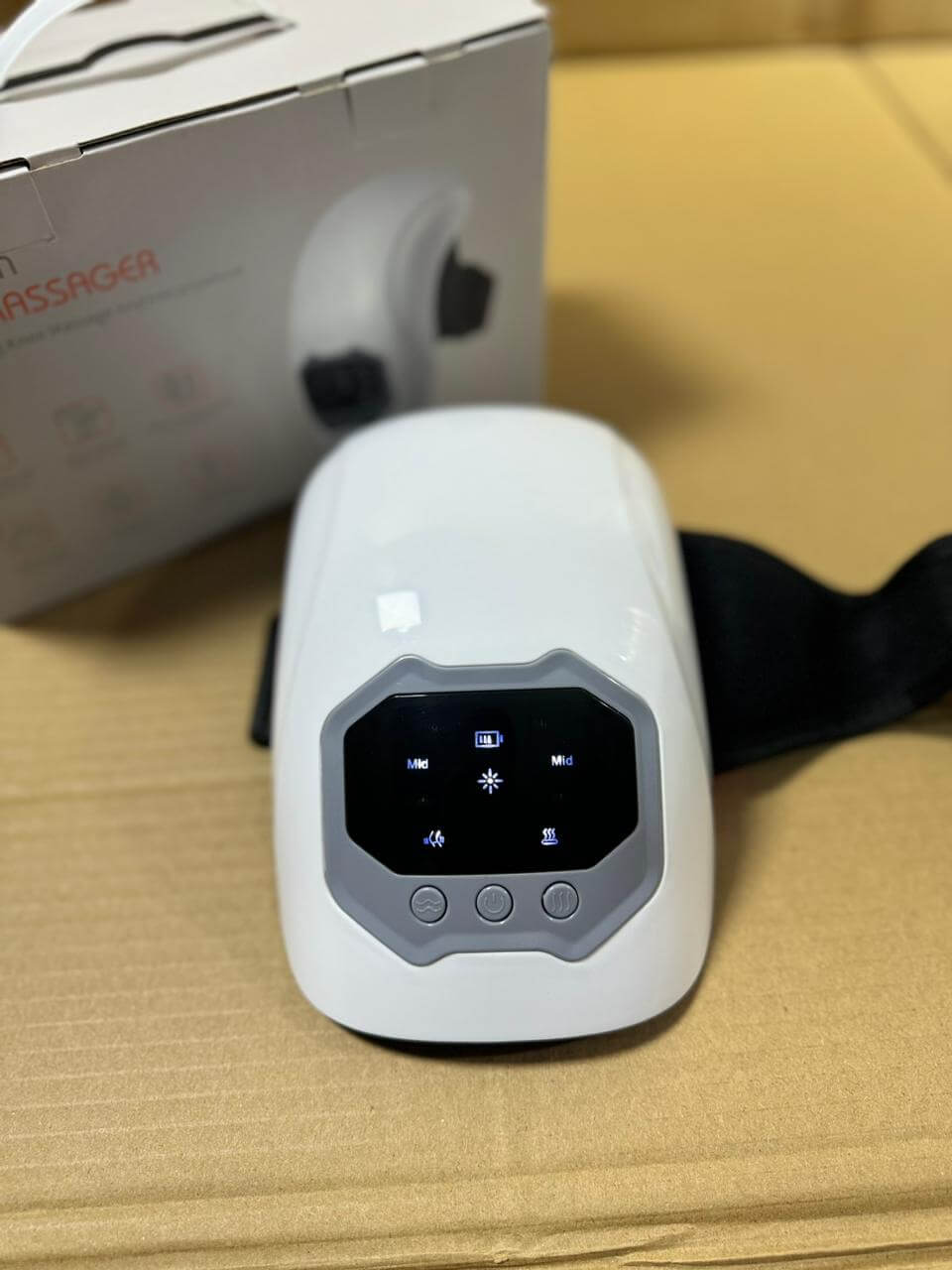 Cordless Smart Knee Massager – Vibration Therapy for Joint Pain Relief