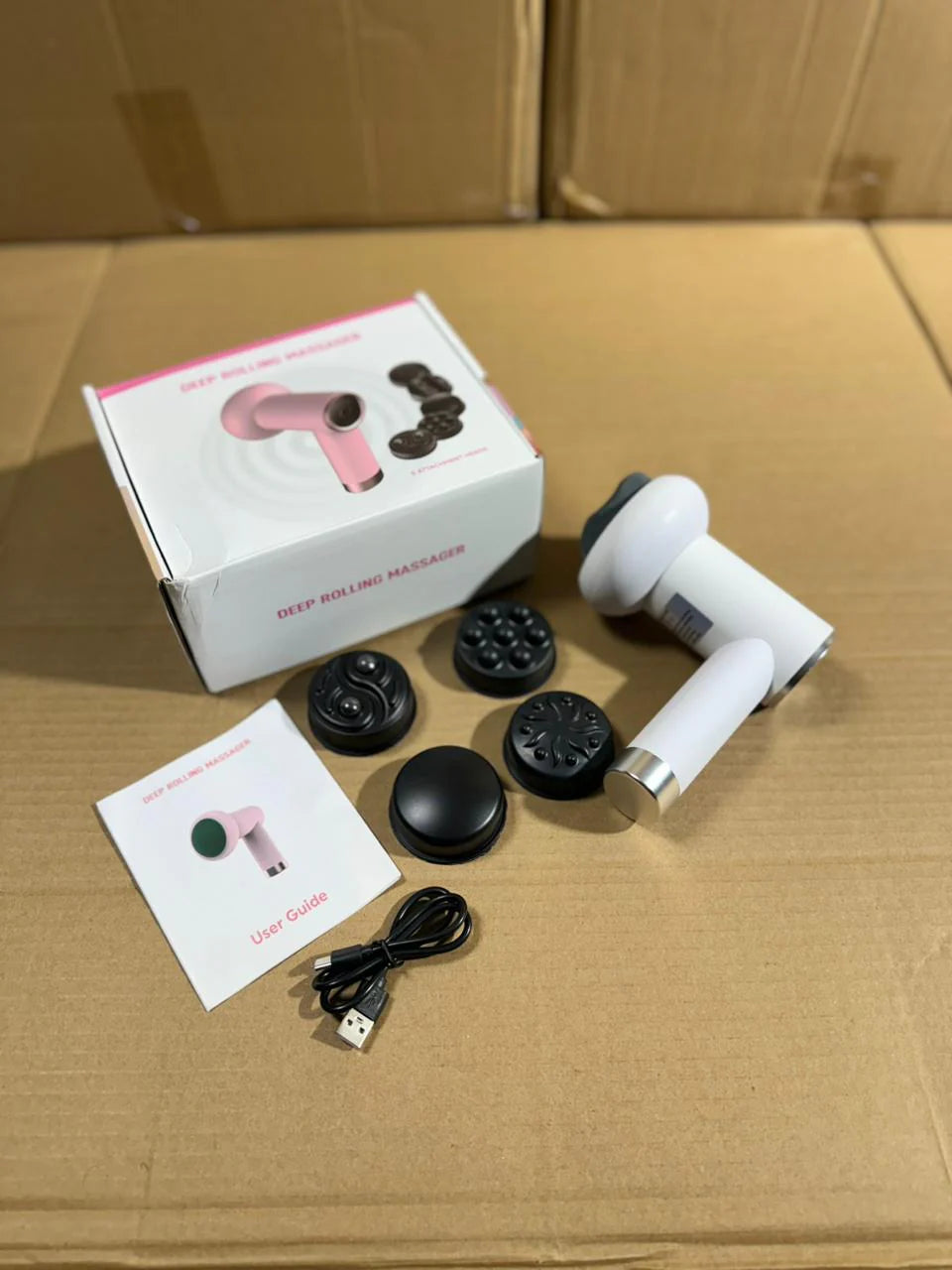 Deep Rolling Body Massager | Slimming & Relaxation for Tummy, Legs & Hips