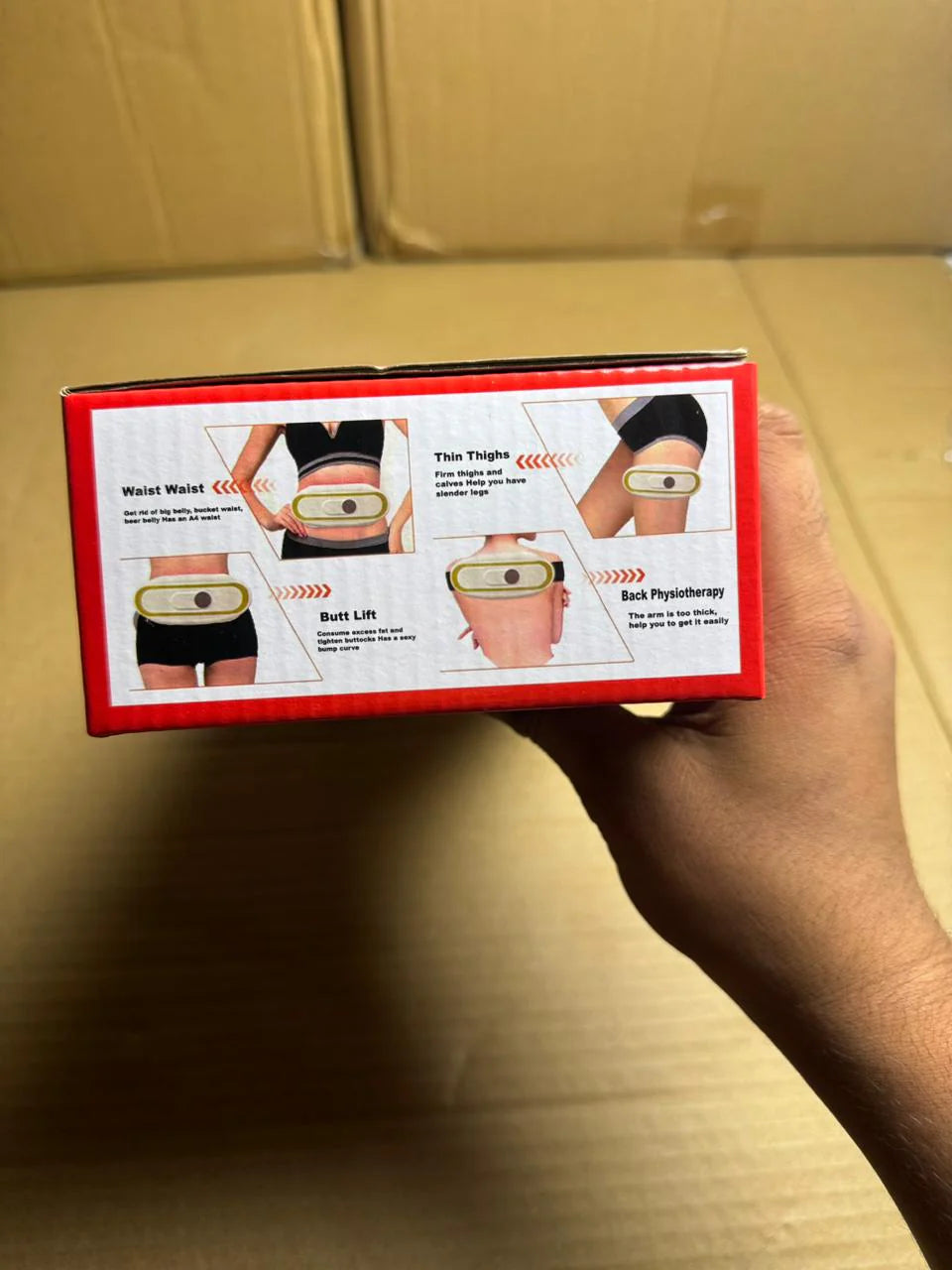 Heated Waist Massager Belt | Rechargeable Slimming & Fat Burning Belt for Weight Loss & Pain Relief