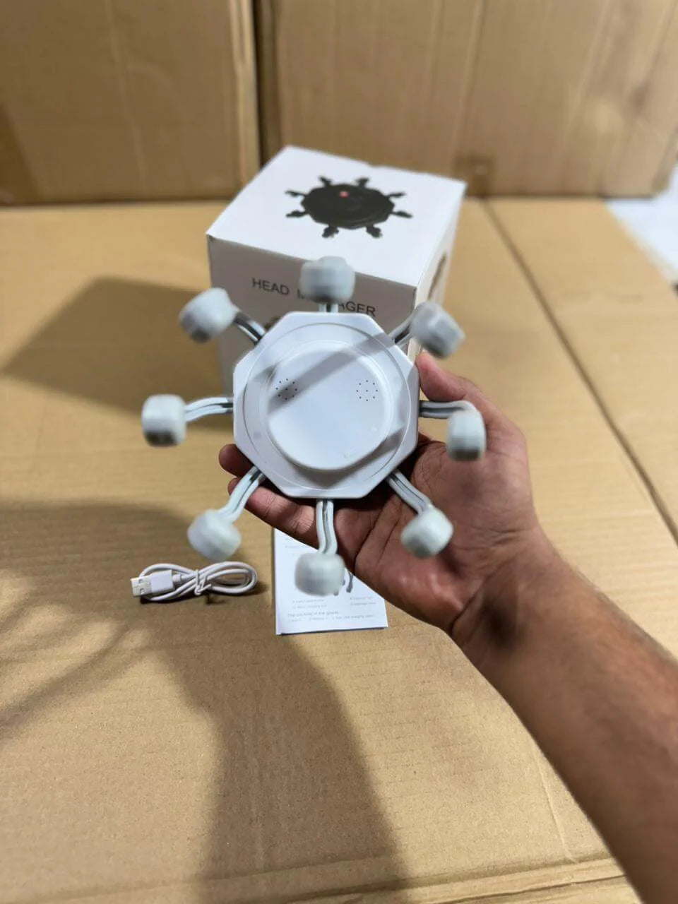 Electric Octopus Scalp Massager – Smart Multi-Point Claw Head for Relaxation