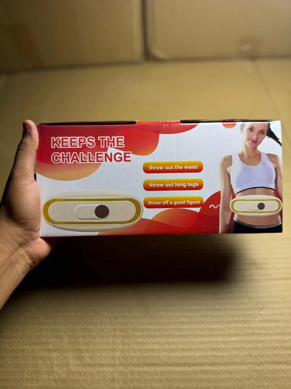 Heated Waist Massager Belt | Rechargeable Slimming & Fat Burning Belt for Weight Loss & Pain Relief