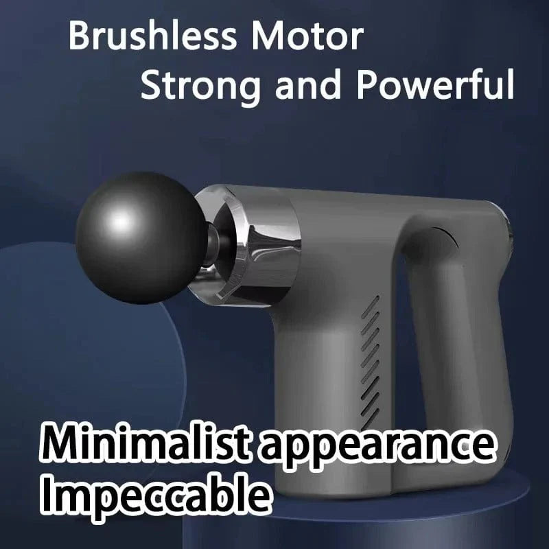 Deep Tissue Massage Gun – Mini Fascia Massager with 4 Heads for Muscle Relief