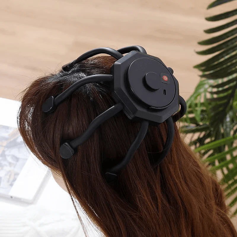 Electric Octopus Scalp Massager – Smart Multi-Point Claw Head for Relaxation